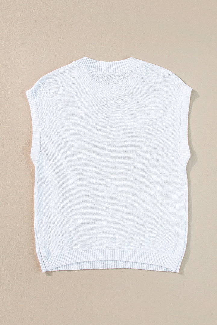 Modisches Weichem Stoff Blumenmuster Häkel-Top für Damen