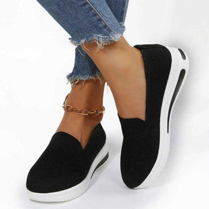 Unterstützende orthopädische Schuhe für Damen in Schwarz mit stilvollem Design Damenschuhe