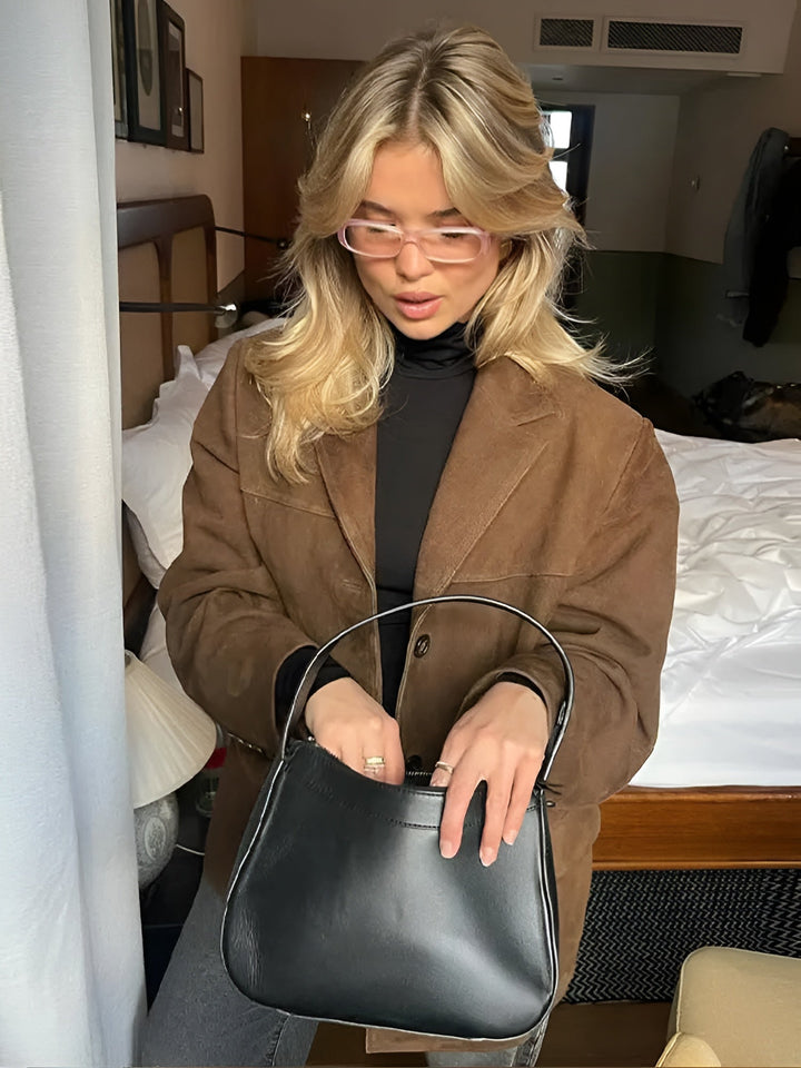 Klara Vintage-Look Suede Blazer