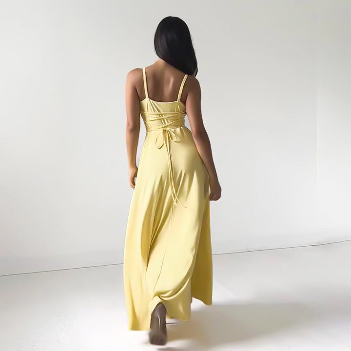 Phoebe Schmeichelhaftes Ärmloses Maxikleid für Damen