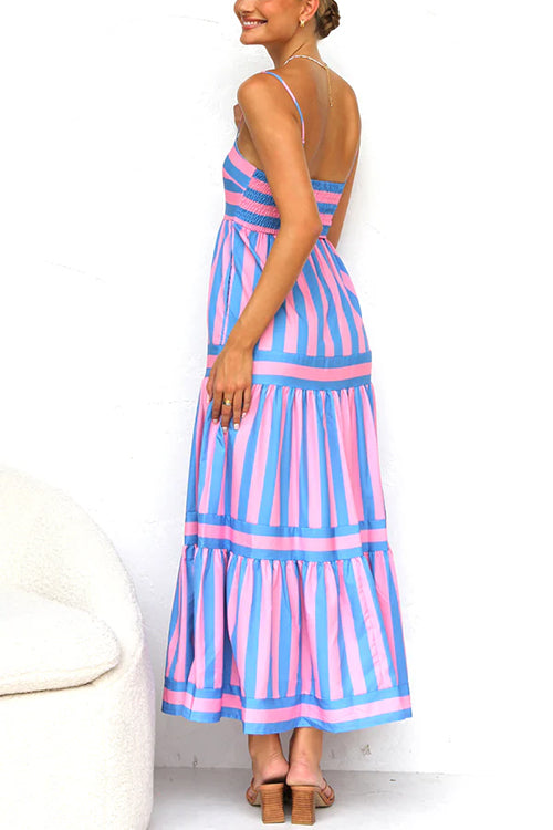 Zehra Schickes Spaghetti-Träger MaxiKleid für Damen