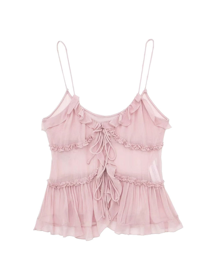Zuleika Damen ärmelloses verziertes Camisole Top