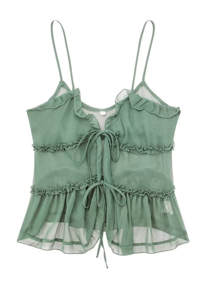 Zuleika Damen ärmelloses verziertes Camisole Top