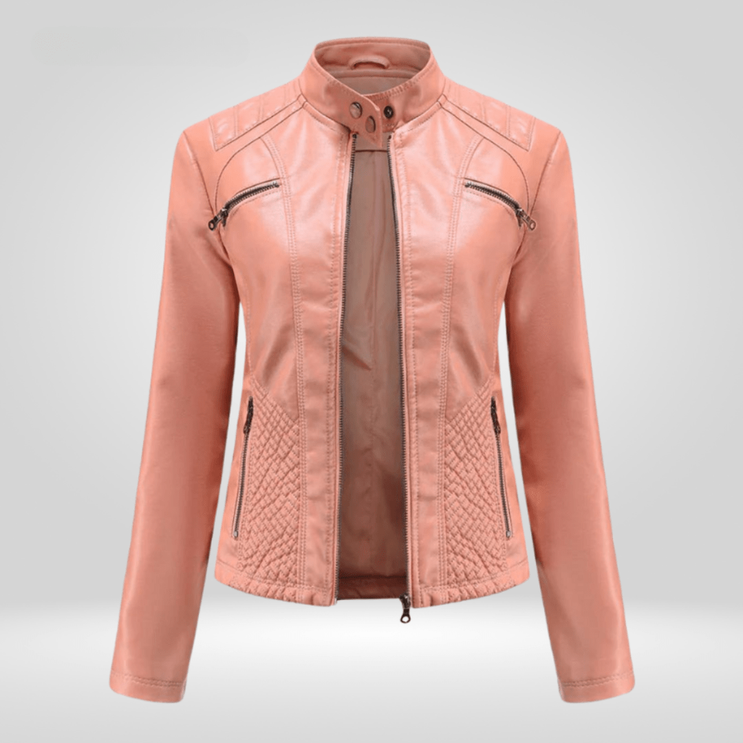 Sara Damen Kunstleder - Moto - Jacke - Modehaus Blum