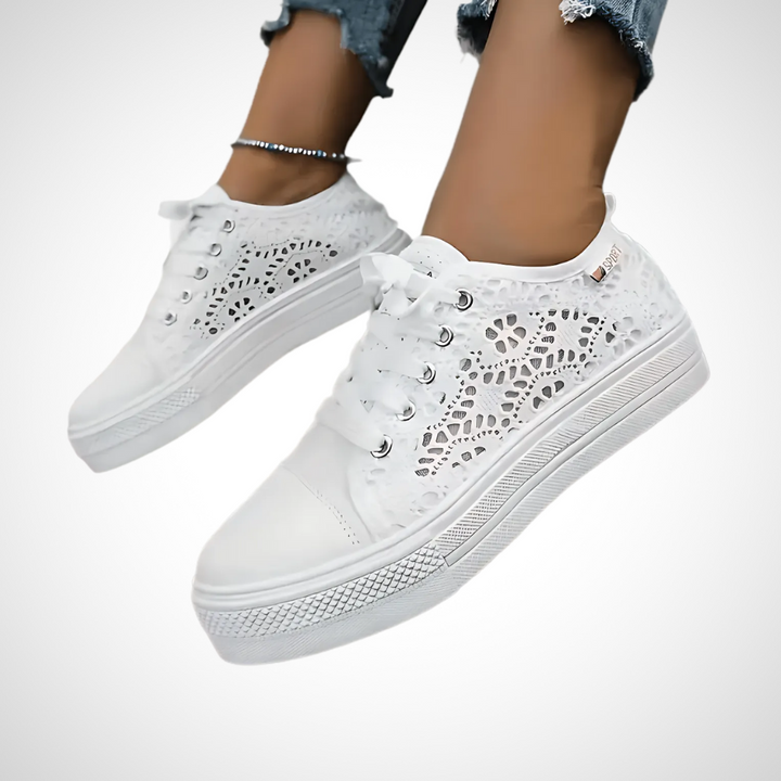 Serena Stylische Niedrig-Cut Schnür-Sneakers für Damen