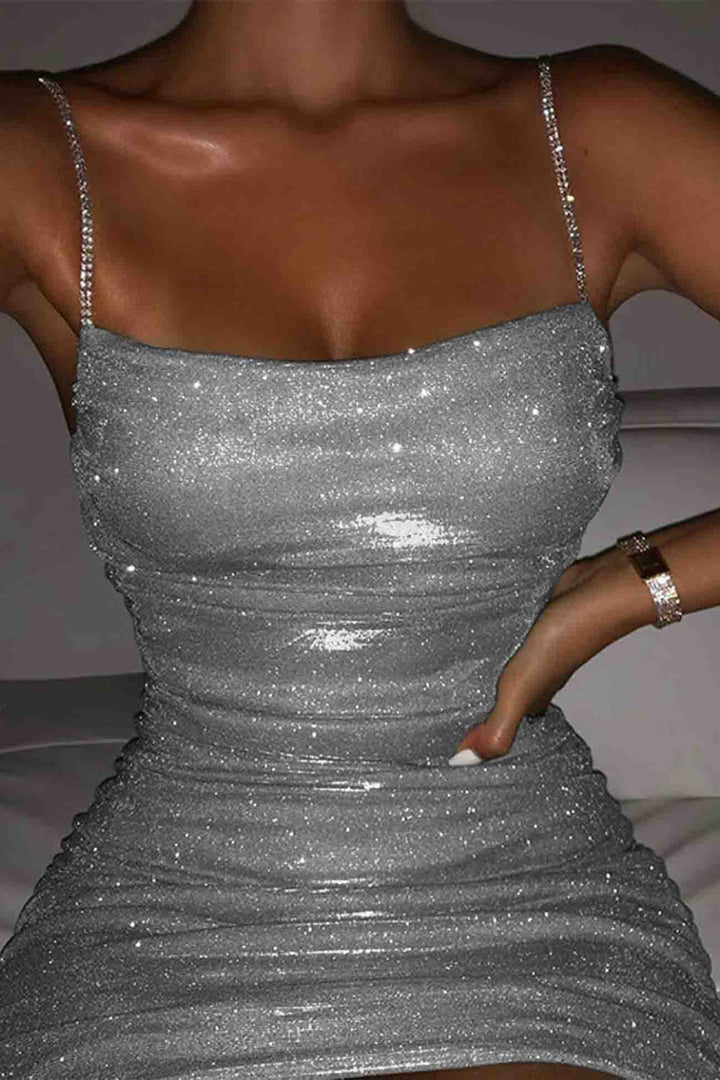 Gaby Glitzer Bodycon Minikleid