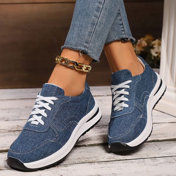 Orthopädische Sneaker mit Gepolsterter Sohle für Damen