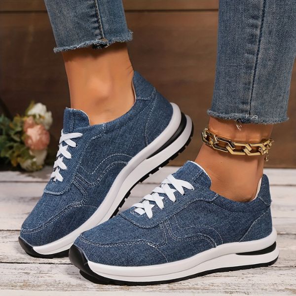 Orthopädische Sneaker mit Gepolsterter Sohle für Damen