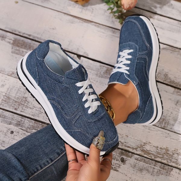 Orthopädische Sneaker mit Gepolsterter Sohle für Damen