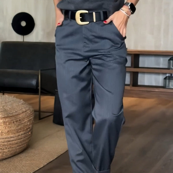 Amanda Gestreifte Anzughose für Damen