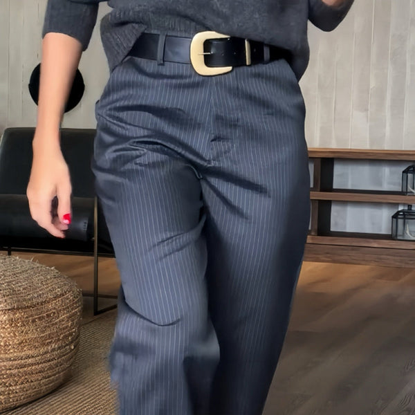 Amanda Gestreifte Anzughose für Damen