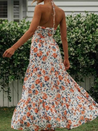 Althea Sommer Maxikleid mit Neckholder