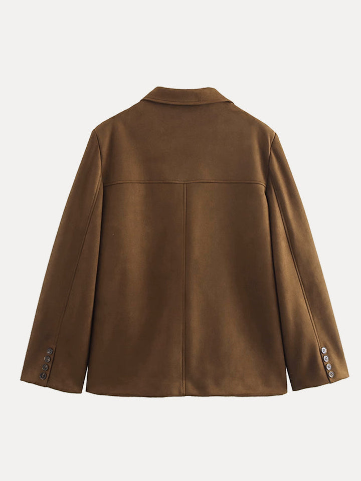 Bina Wildleder-Blazer
