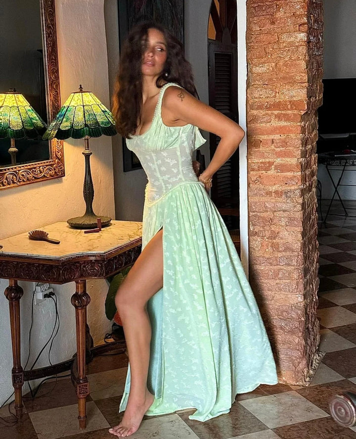 Tiana Zeitloses Ärmloses Korsett-Maxikleid für Damen