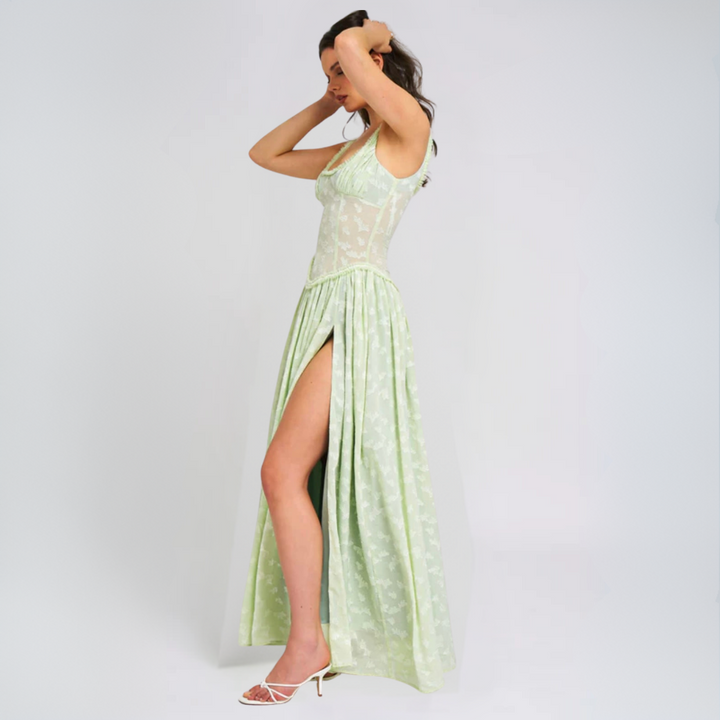 Tiana Zeitloses Ärmloses Korsett-Maxikleid für Damen